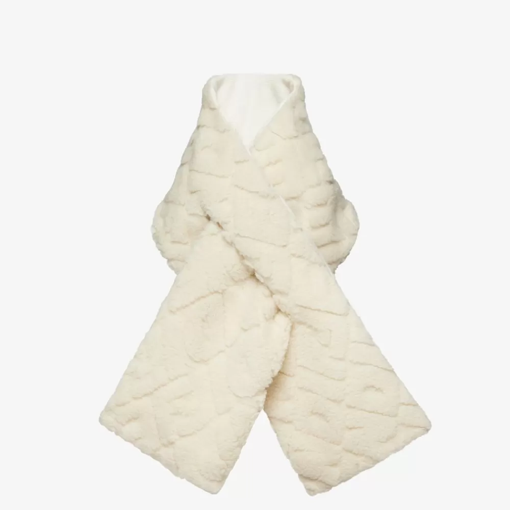 Fendi Schals Und Ponchos<Schal Aus Wolle In Elfenbeinfarben