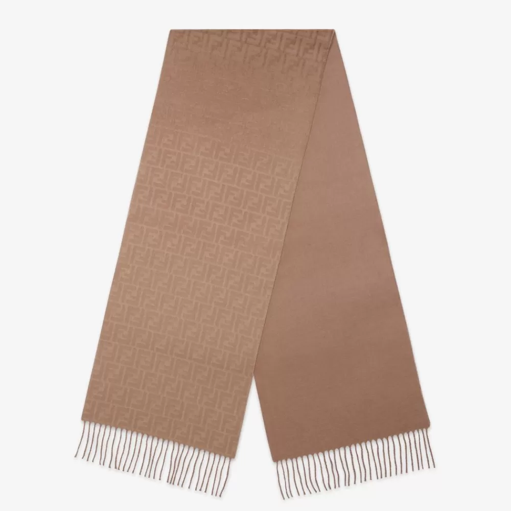 Fendi Schals Und Ponchos<Schal Aus Wolle Und Kaschmir In Beige