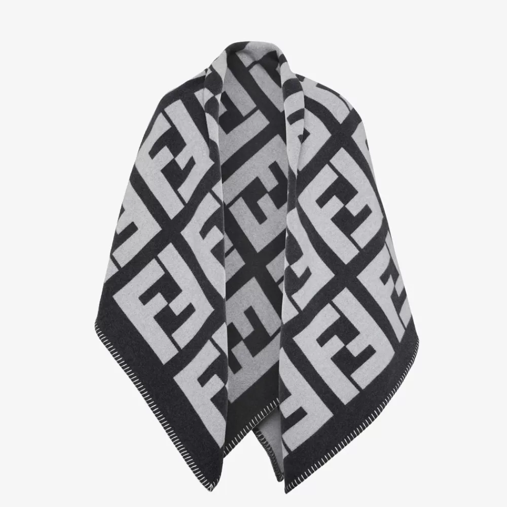 Fendi Schals<Schal Aus Wolle Und Kaschmir In Grau