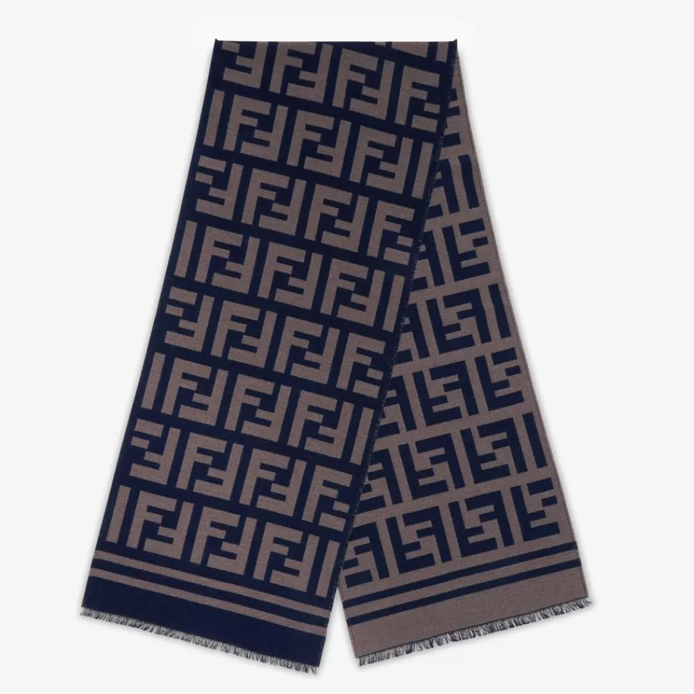 Fendi Schals<Schal Aus Wolle Und Seide Mehrfarbig