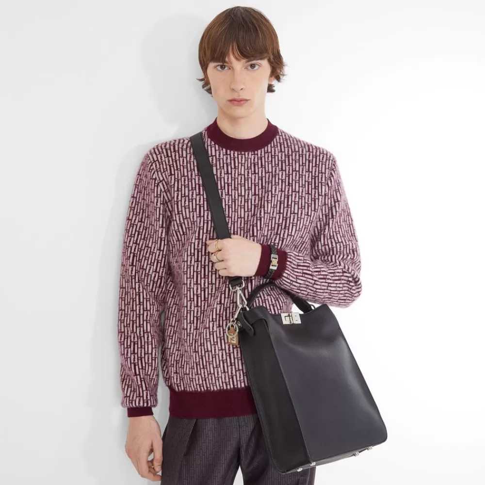 Fendi Schulterriemen & Taschenzubehor<Schlusselanhanger Aus Leder In Beige