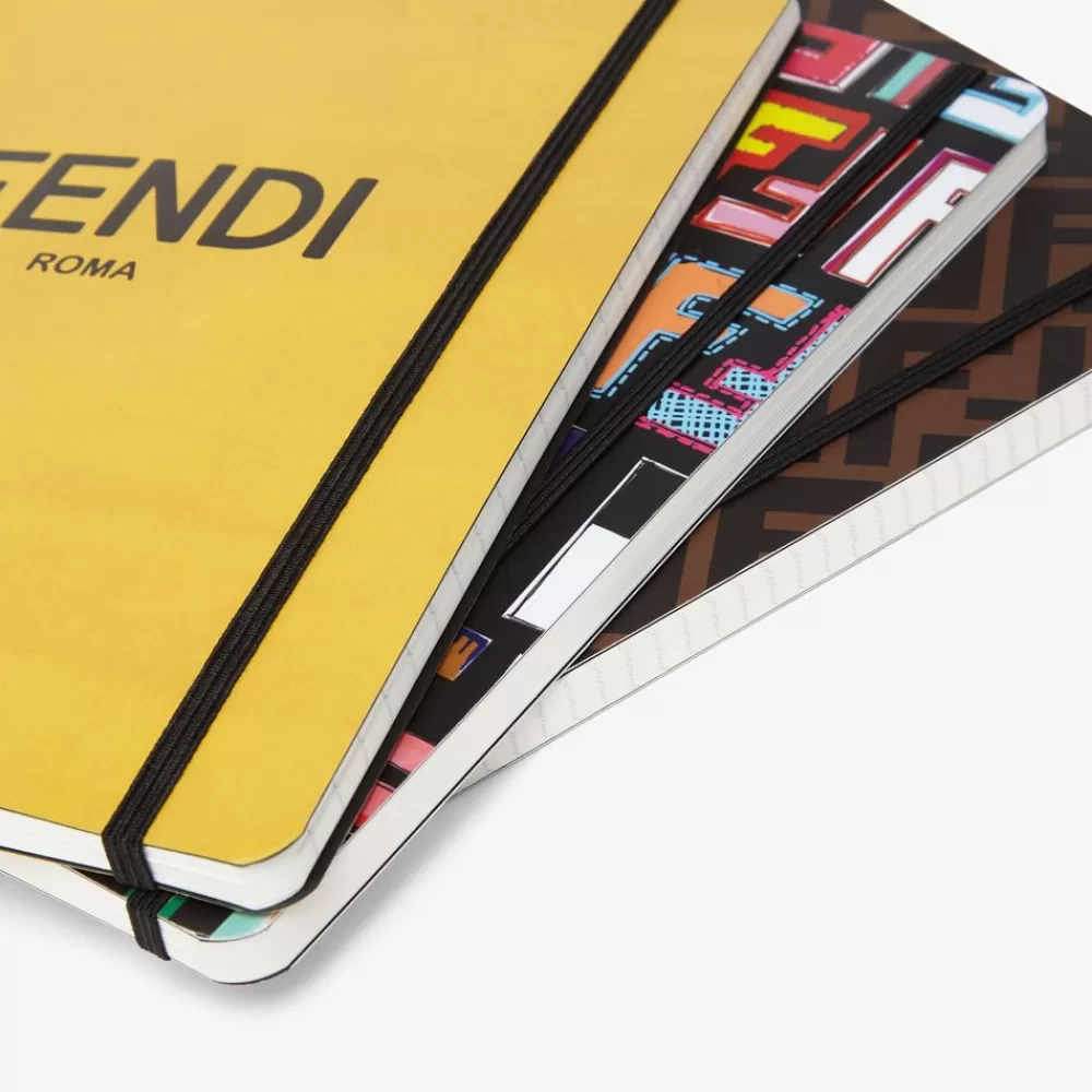 Fendi Accessoires<Set „Back To School" Mit Mehrfarbigen Schulheften Und Bunten Stiften