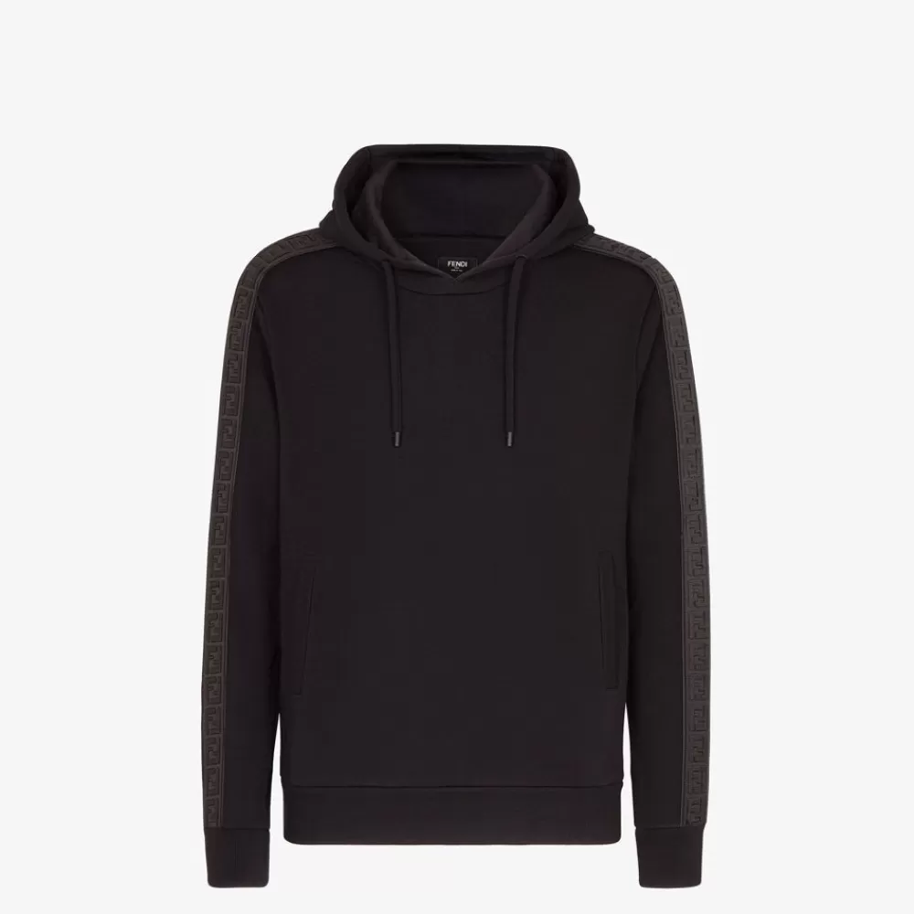 Fendi Mantel Und Oberbekleidung<Sweatshirt Aus Jersey In Schwarz