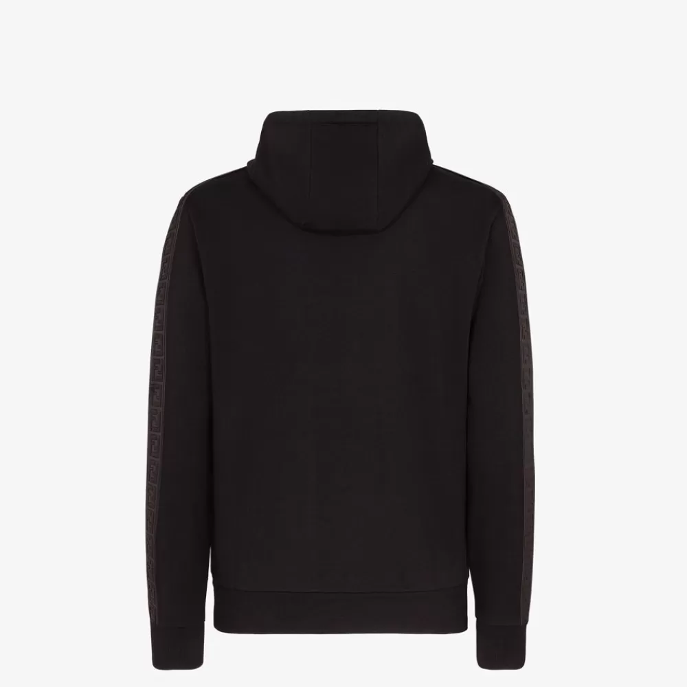 Fendi Mantel Und Oberbekleidung<Sweatshirt Aus Jersey In Schwarz