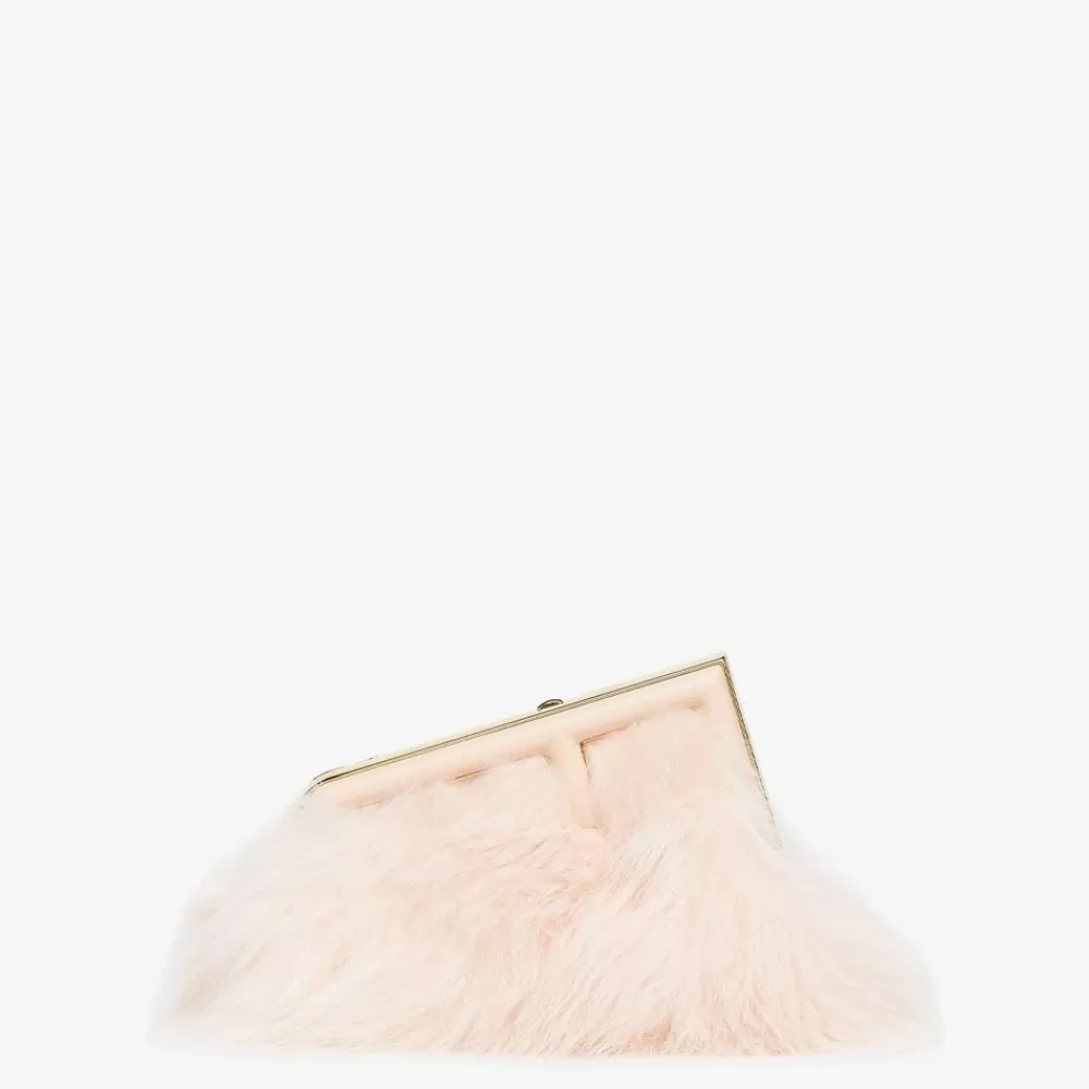 Fendi Clutches & Pochetten<Tasche Aus Fuchspelz In Hellrosa