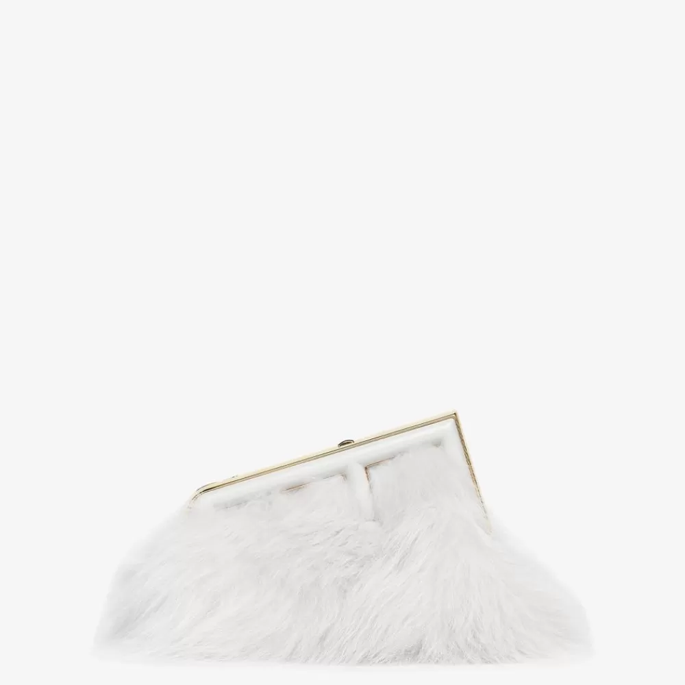 Fendi Clutches & Pochetten<Tasche Aus Fuchspelz In Weis