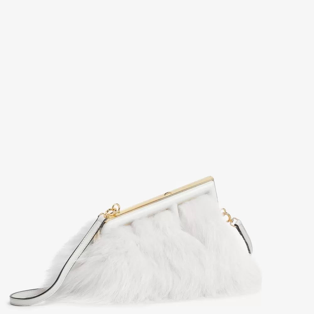 Fendi Clutches & Pochetten<Tasche Aus Fuchspelz In Weis