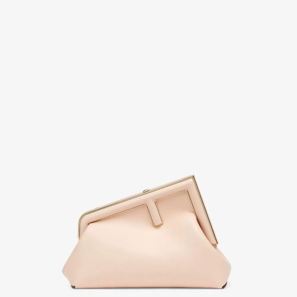 Fendi Clutches & Pochetten<Tasche Aus Leder In Hellrosa