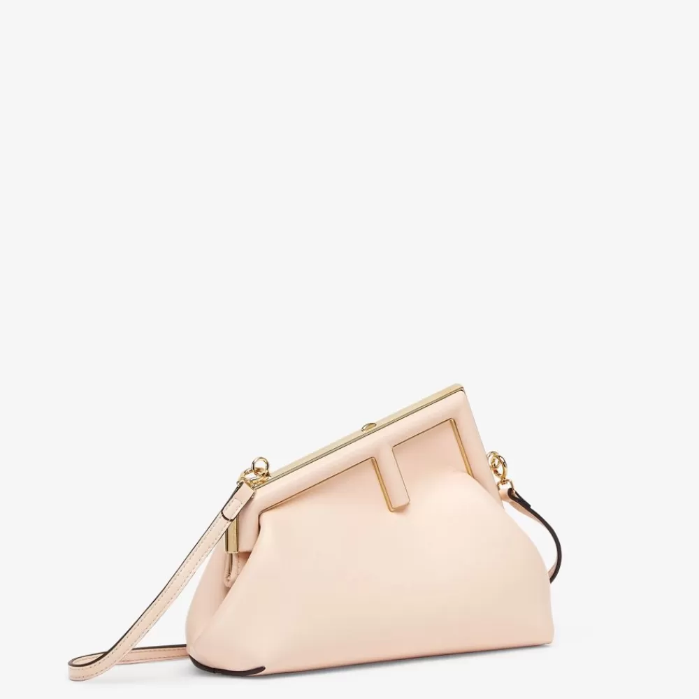 Fendi Clutches & Pochetten<Tasche Aus Leder In Hellrosa