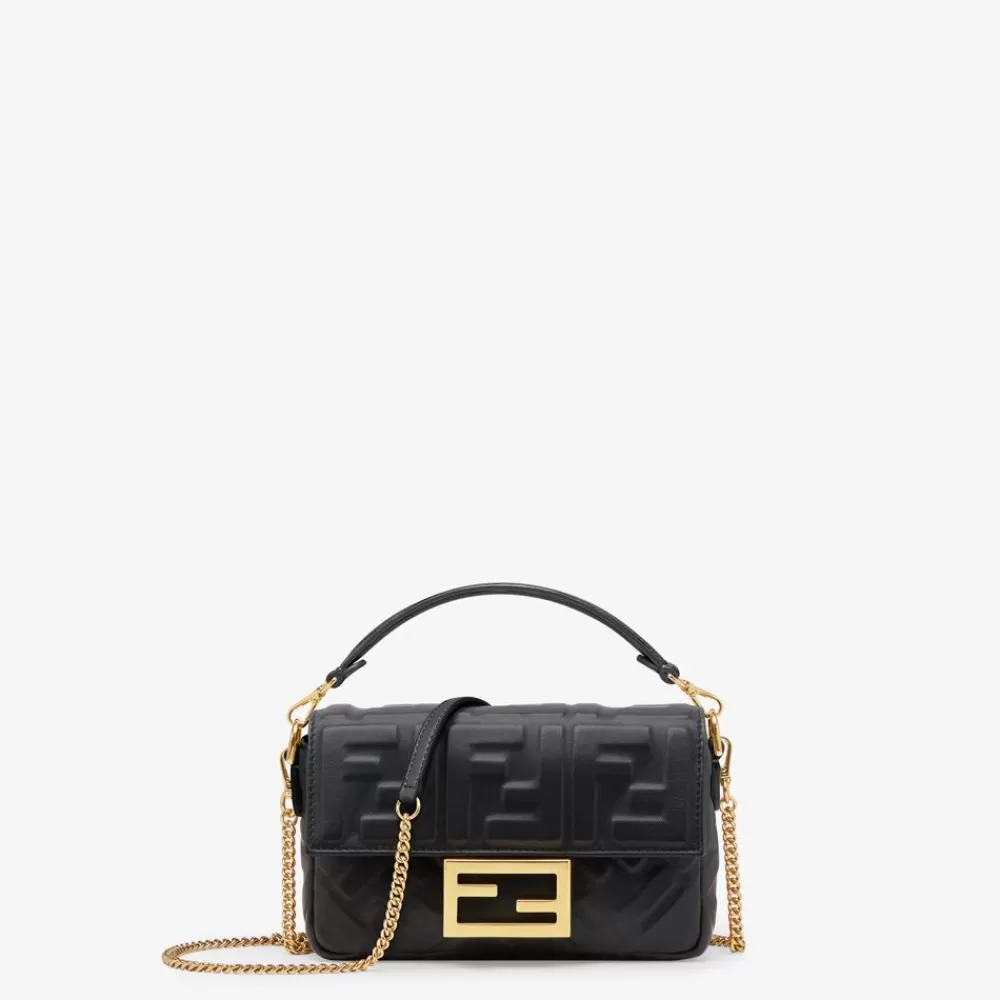 Fendi Boston Bags<Tasche Aus Leder In Schwarz