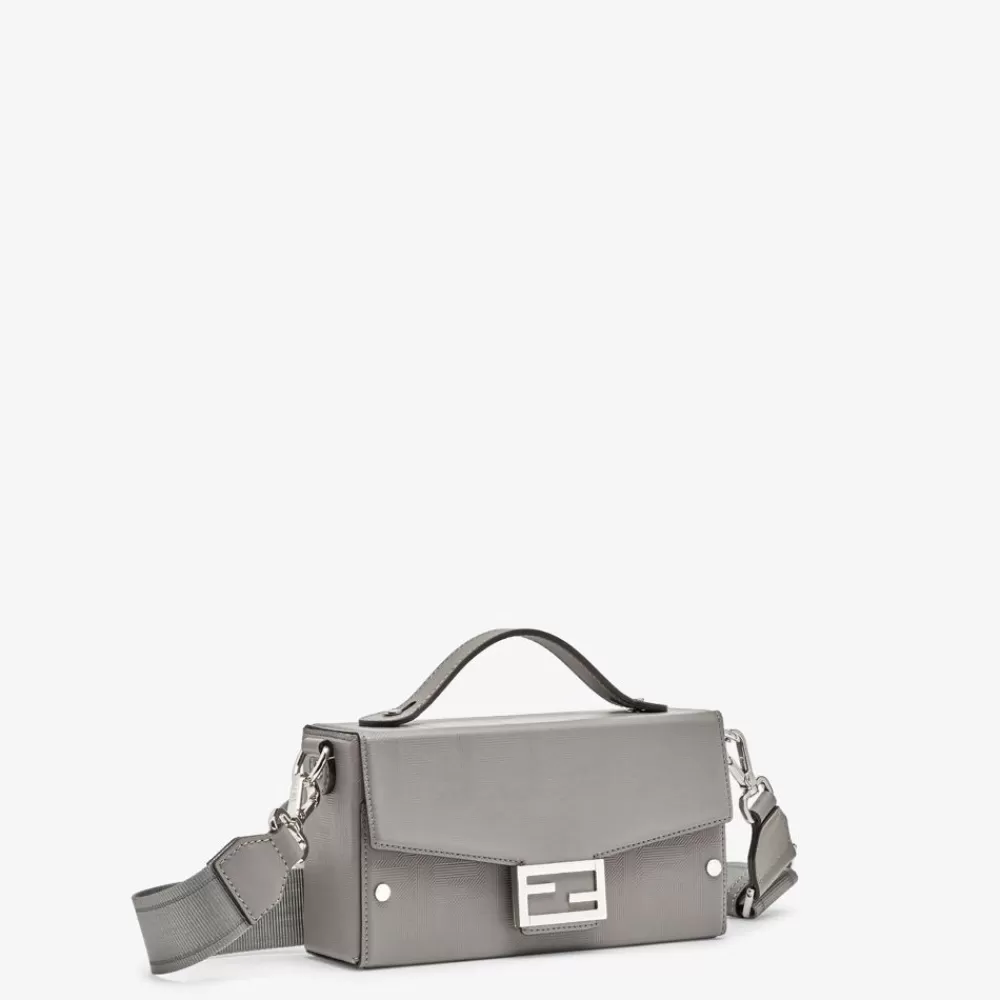 Fendi Boston Bags<Tasche Aus Leder In Taubengrau
