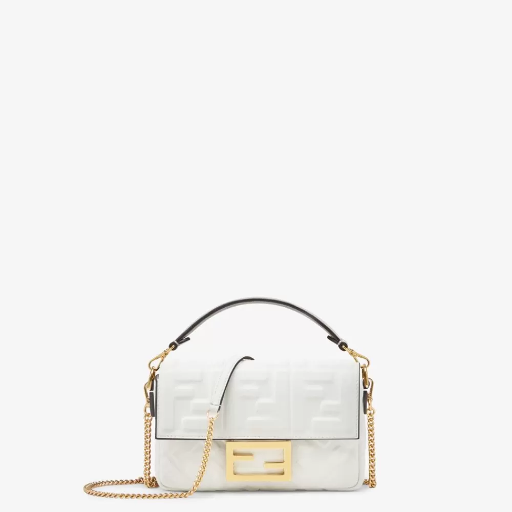 Fendi Clutches & Pochetten<Tasche Aus Leder In Weis