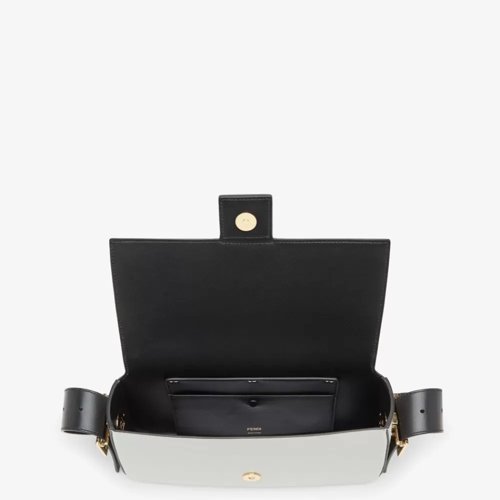 Fendi Schulter- Und Crossbody-Taschen<Tasche Aus Leder Mit Colorblock-Design In Schwarz Und Weis