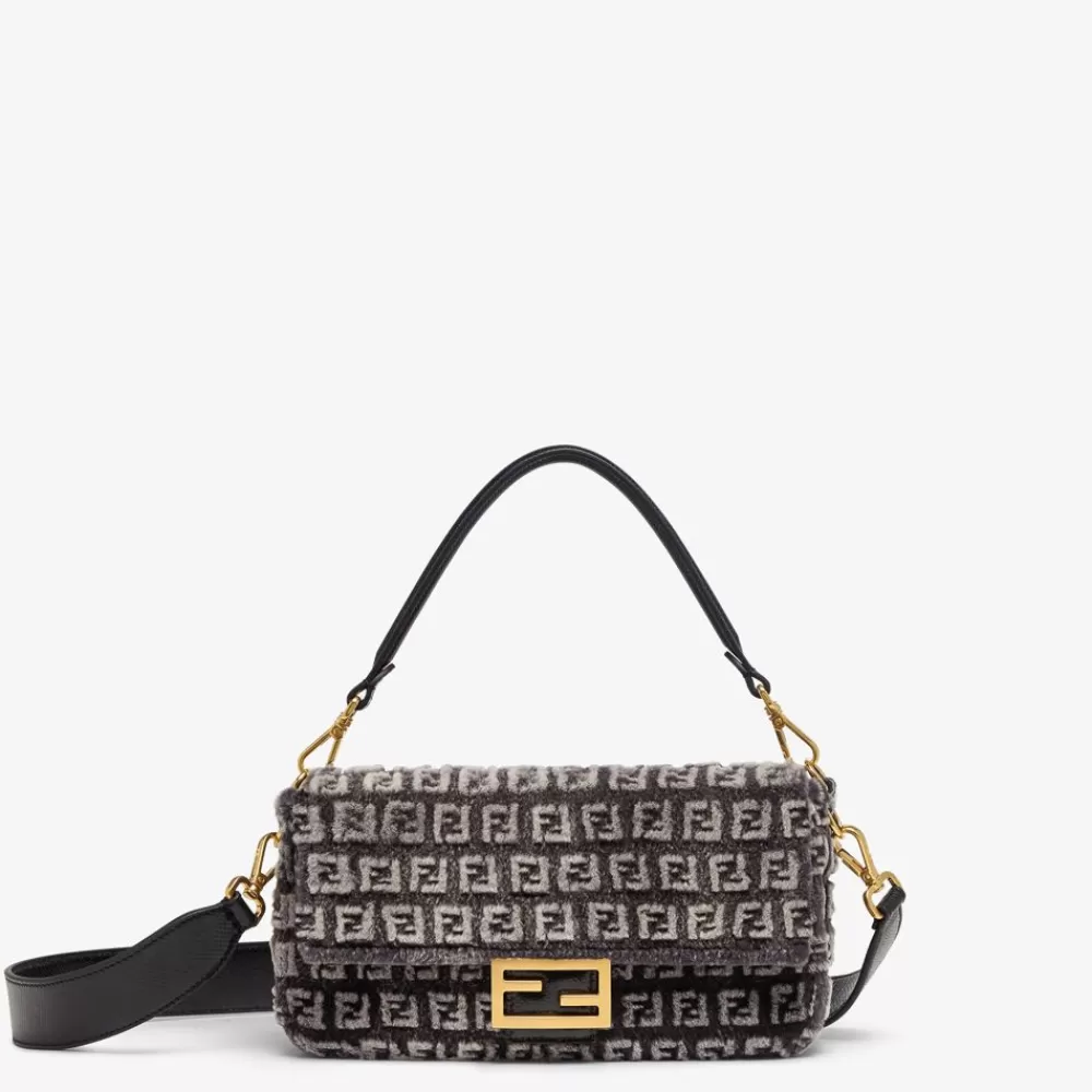 Fendi Schulter- Und Crossbody-Taschen<Tasche Aus Nerzpelz In Grau Mit Ff-Muster