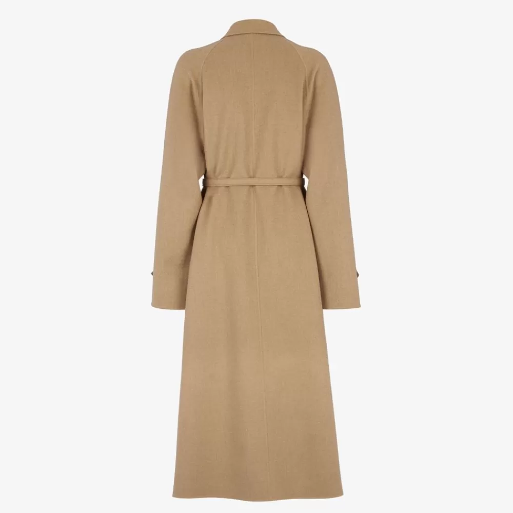 Fendi Mantel Und Oberbekleidung<Trenchcoat Aus Kaschmir In Beige