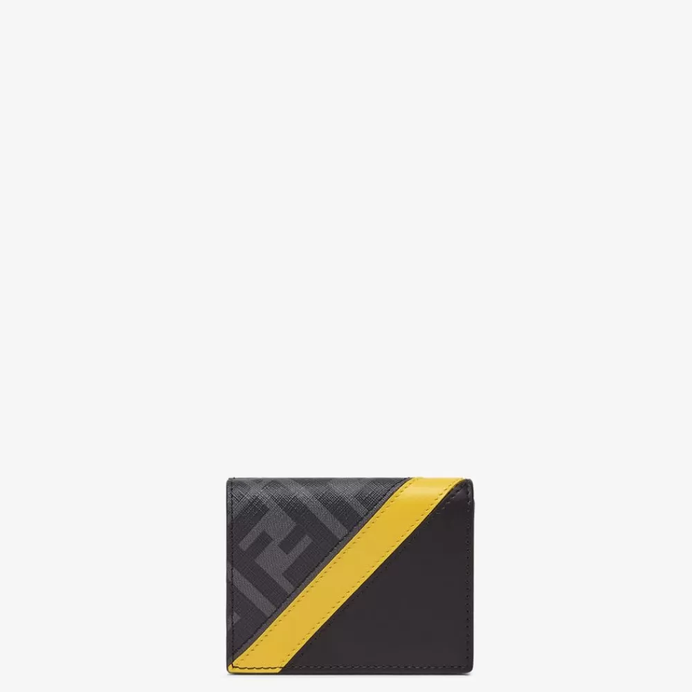 Fendi Portemonnaies<Tri-Fold Aus Stoff In Schwarz