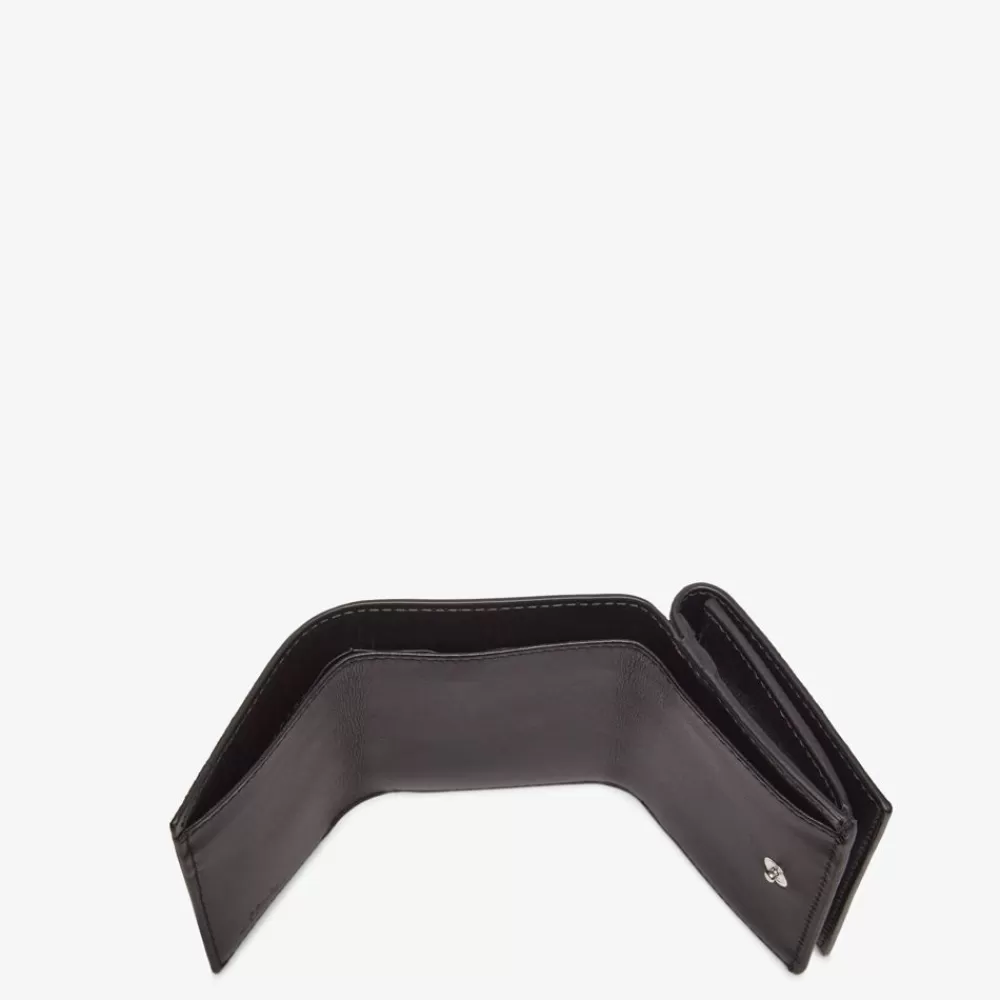 Fendi Portemonnaies<Tri-Fold Aus Stoff In Schwarz