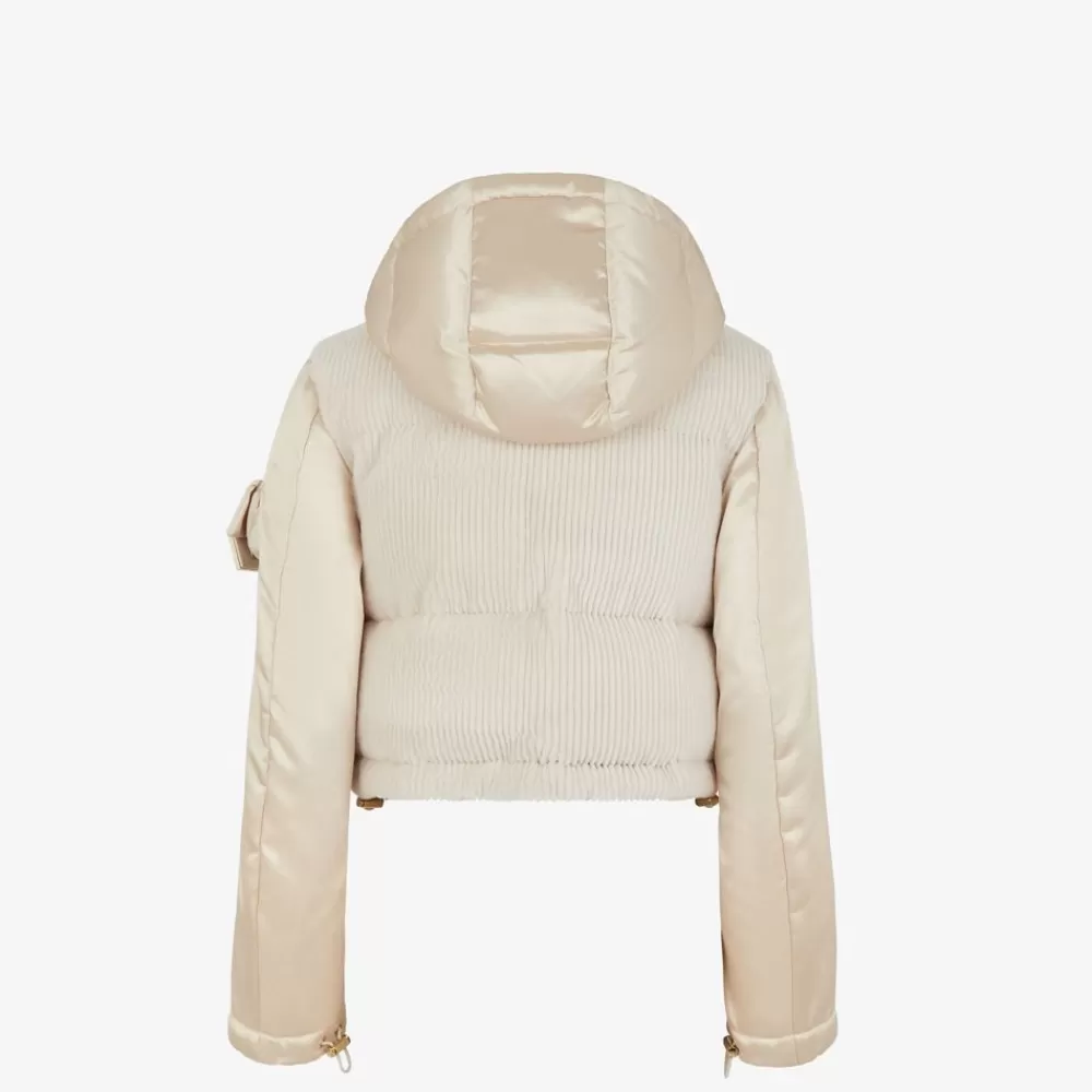 Fendi Mantel Und Oberbekleidung<Weste Aus Nerzpelz Und Nylon In Weis
